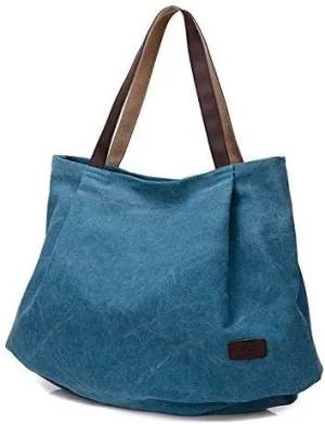 Women Shoulder Bag Retro Fashion Casual Canvas Vintage Casual Shoulder Bags Handbags Bulk Hobo Tote Bags