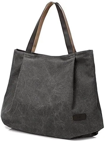 Women Shoulder Bag Retro Fashion Casual Canvas Vintage Casual Shoulder Bags Handbags Bulk Hobo Tote Bags