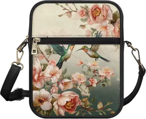 Women Small Crossbody Bags Trendy Messenger Bag Phone Purses Leather Shoulder Bag Multi Pocket Handbags