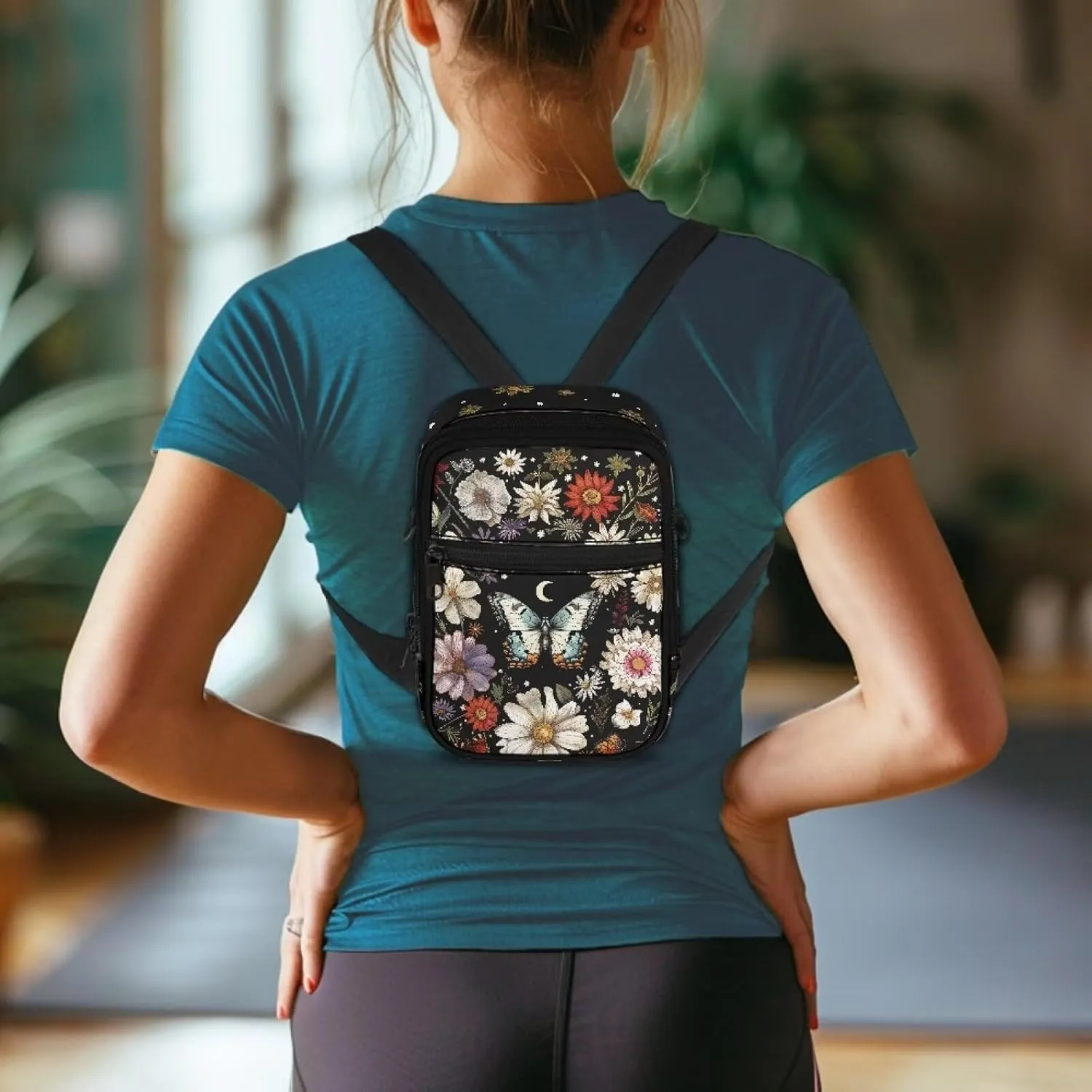 Womens Crossbody Bags Trendy Sling Bag Small Men Shoulder Bag Classic Travel Fanny Packs for Running, Hiking