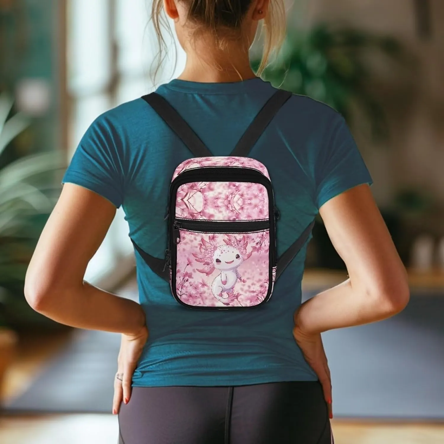 Womens Crossbody Bags Trendy Sling Bag Small Men Shoulder Bag Classic Travel Fanny Packs for Running, Hiking