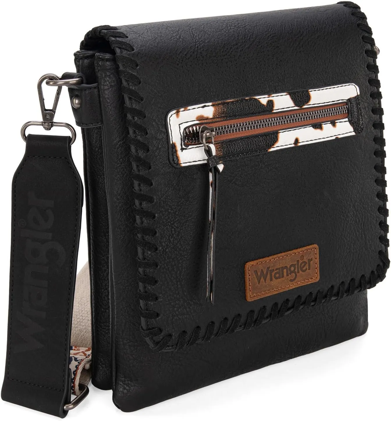 Wrangler Crossbody Bags for Women Vintage Hand Woven Shoulder Purse