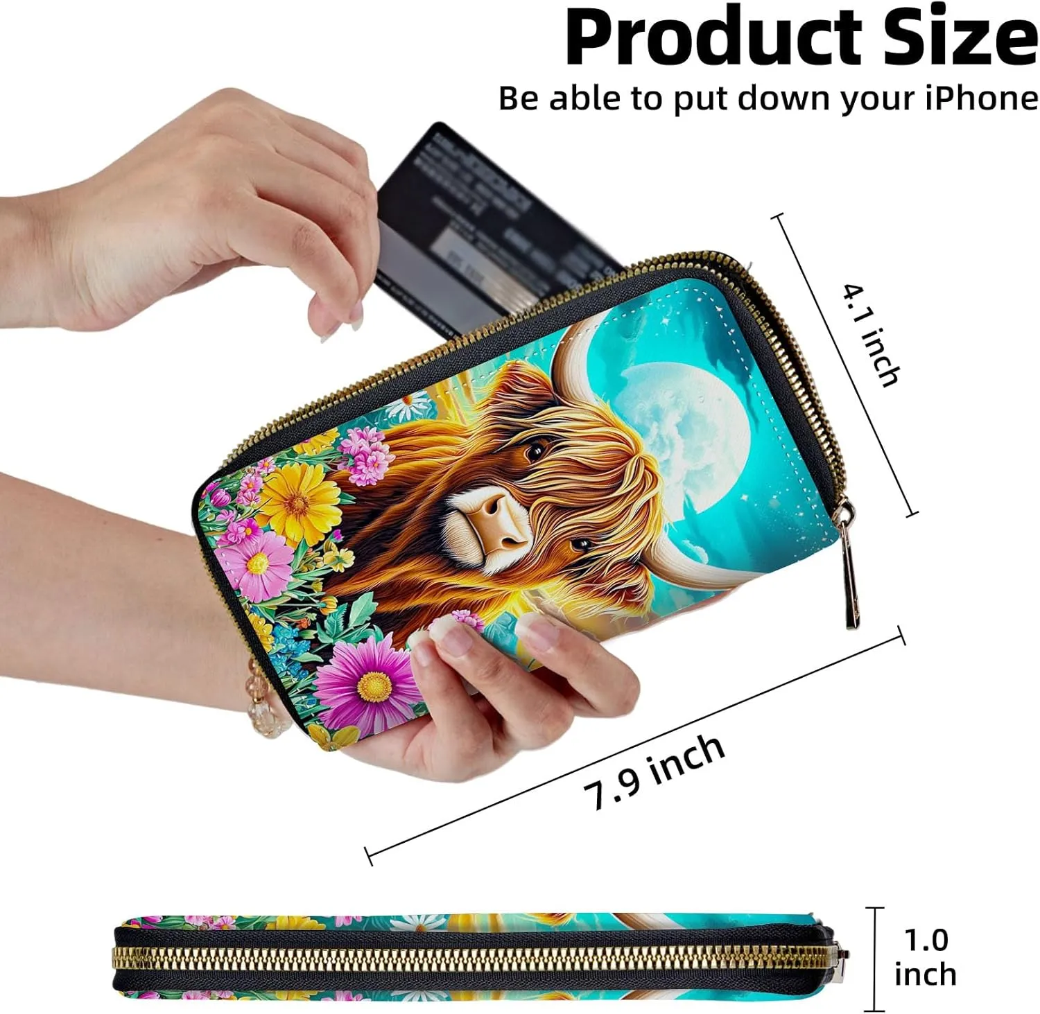 Wrist Wallets for Women, Lightweight RFID Blocking Multi-Functional Secure Wrist Purse for Travel, Daily Use